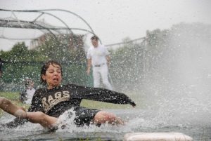 water slides