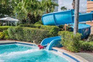 pool water slide